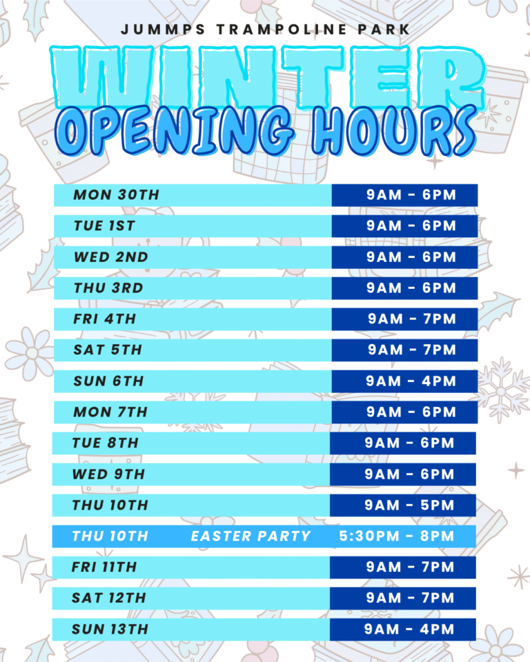 Winter Opening Hours 2025
